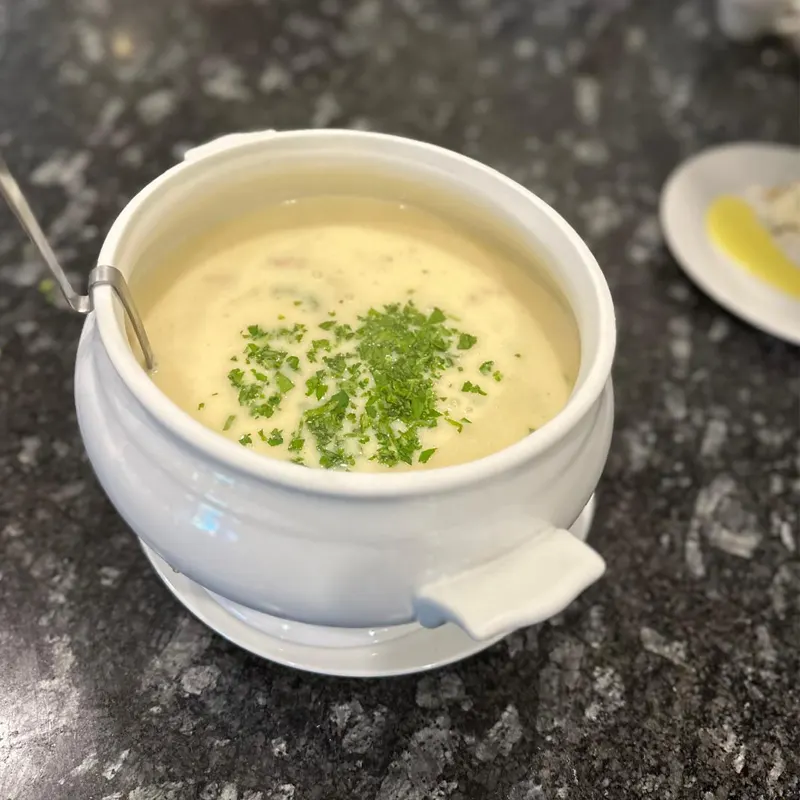 Klare Fischsuppe – Speisekarte Restaurant Seute Deern Cuxhaven